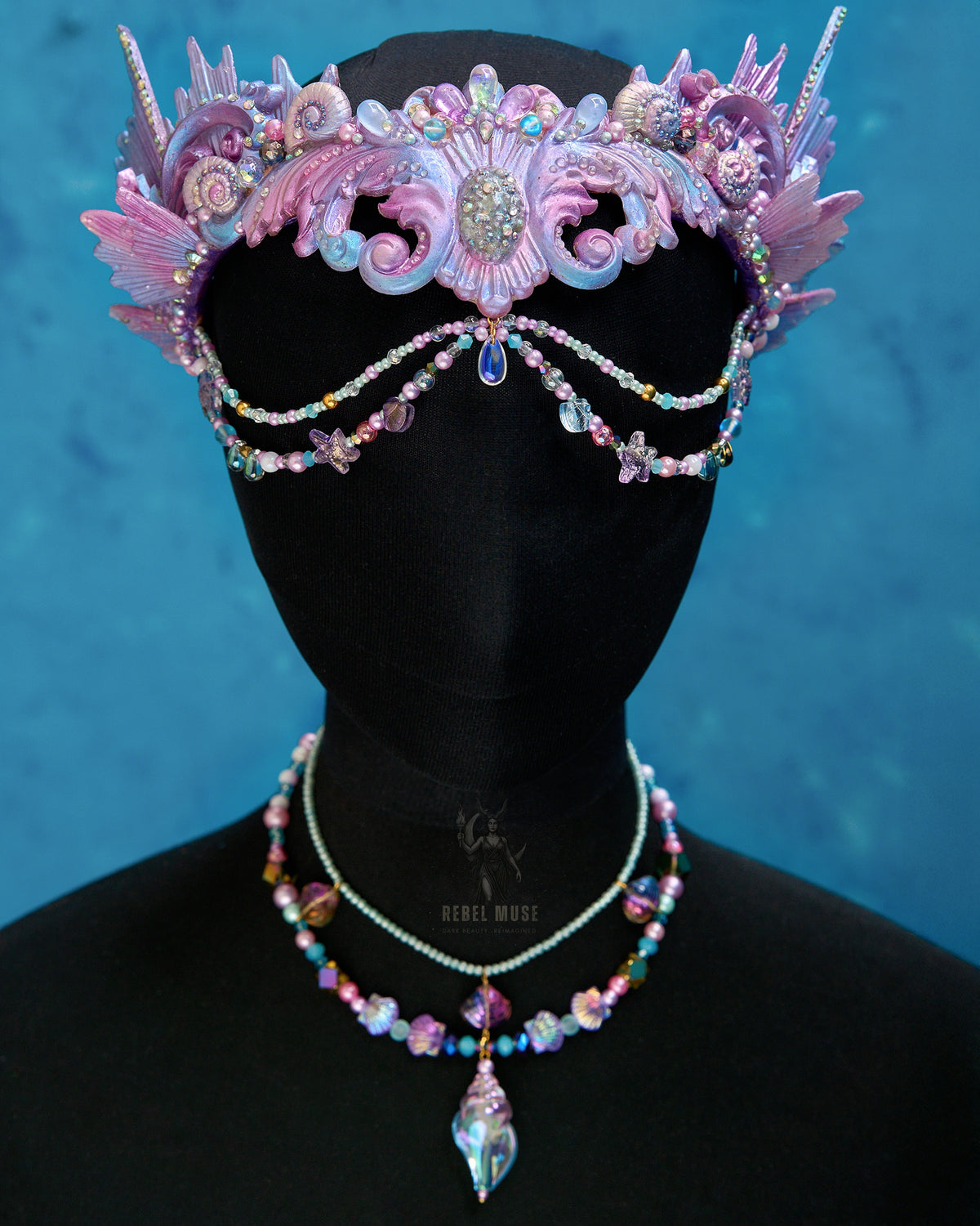 SERAPHINE crown and necklace set