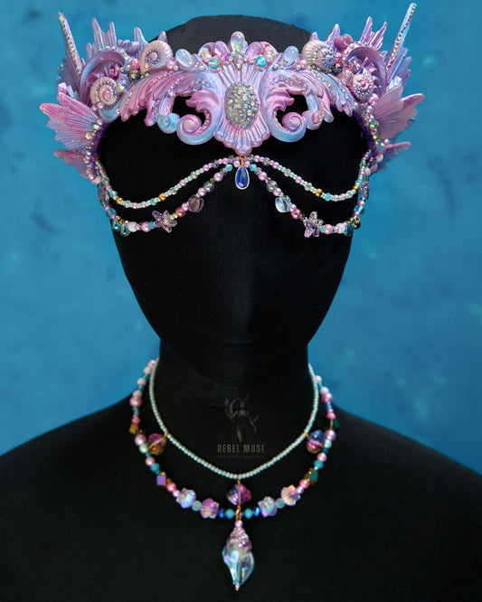 SERAPHINE crown and necklace set